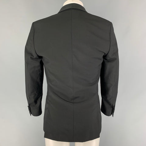 PAUL SMITH The Abbey Size 38 Regular Wool Mohair Shawl Collar Sport Coat
