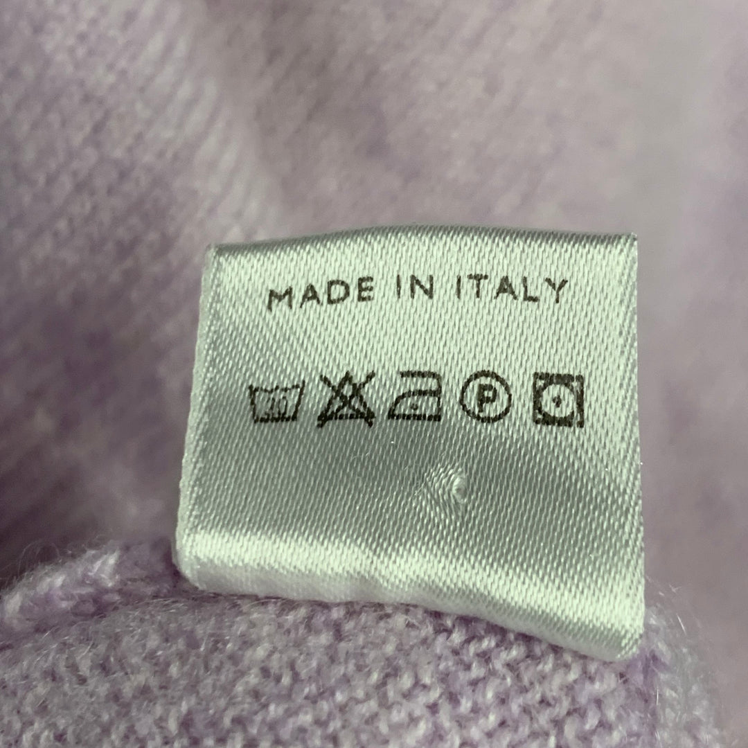 LORO PIANA Size M Purple Lavender Cashmere Crew Neck Sweater