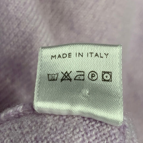 LORO PIANA Size M Purple Lavender Cashmere Crew Neck Sweater