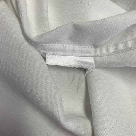 REISS Size M White Slim Fit Long Sleeve Shirt