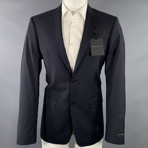 JOHN VARVATOS * U.S.A. Size 40 Navy Wool Notch Lapel Sport Coat