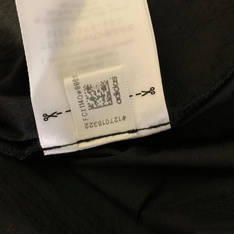 Y-3 Size L Black Metallic Nylon Crew Neck T Shirt
