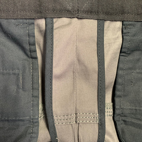 LANVIN Size 32 Grey Slate Twill Cotton Ankle Zips Casual Pants