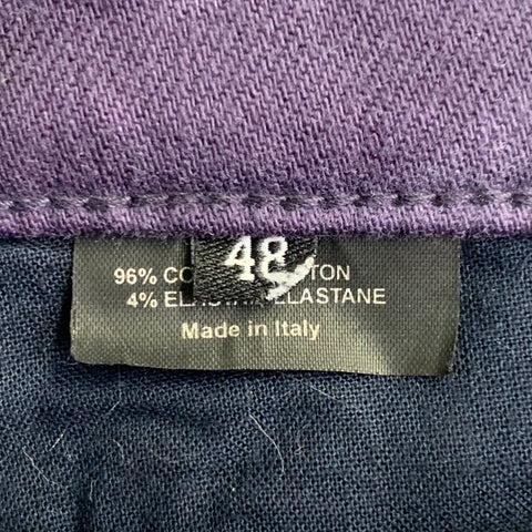 GUCCI by TOM FORD Size 32 Purple Grey Marbled Cotton Blend Button Fly Jeans