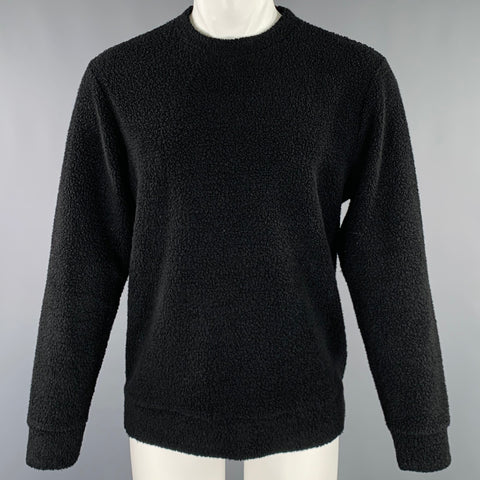 THEORY Size M Black Knit Modal Blend Crew Neck Pullover