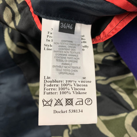 PS by PAUL SMITH Size 36 Purple Wool Notch Lapel Suit