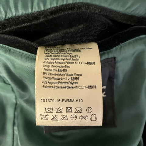 SCOTCH AND SODA Chest Size S Black Embroidery Polyester Bomber Jacket