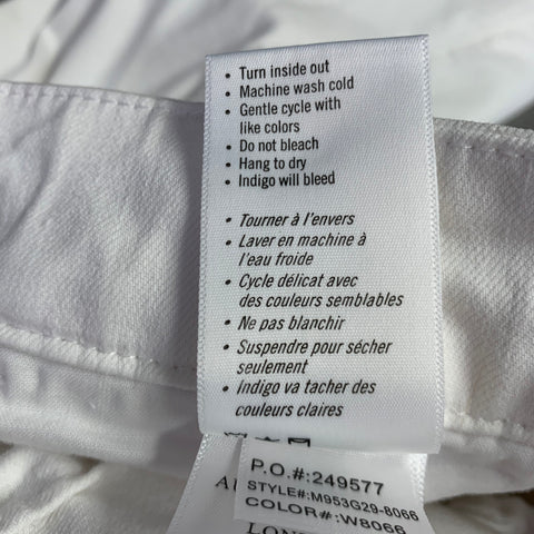 PAIGE Size 30 White Cotton Blend Sweatpants Casual Pants
