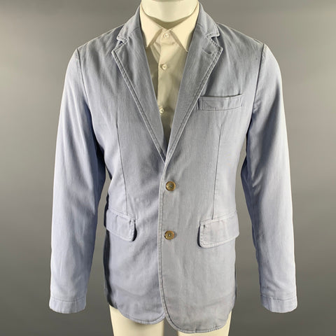 KLEIN EPSTEIN & PARKER Size 38 Blue Periwinkle Notch Lapel Sport Coat Jacket