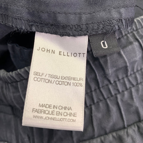 JOHN ELLIOTT Size XS Grey Charcoal Cotton Cargo Casual Pants