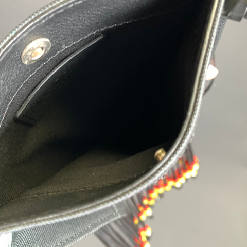 JW ANDERSON Black White Portrait Nylon Bag