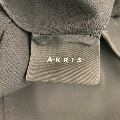 AKRIS Size 10 Black Cropped Jacket
