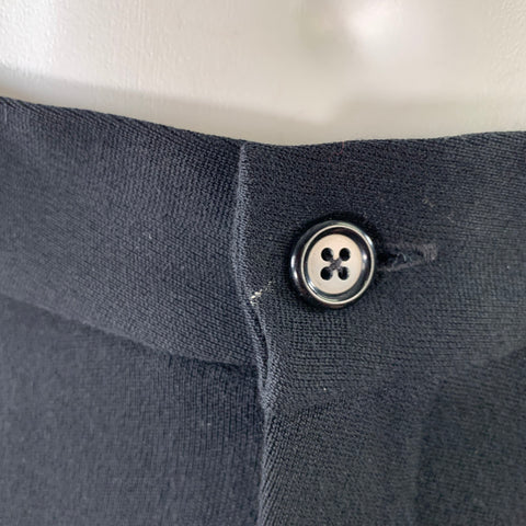 RALPH LAUREN Size 8 Black Wool Cuffed Dress Pants