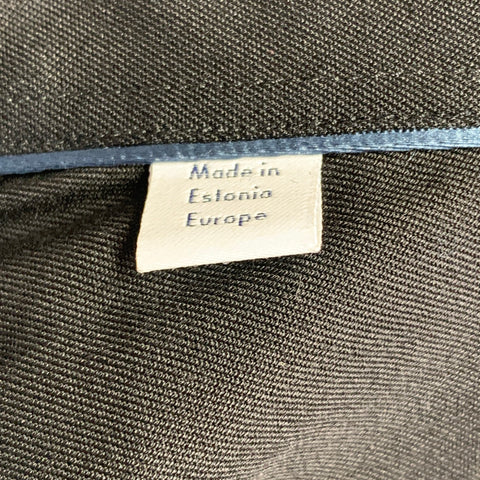ETON Size L Black Pleated Cotton Tuxedo French Cuffs Long Sleeve Shirt