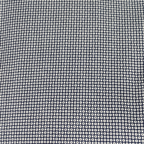 Chemise Eton Taille L Coton Manches Longues Gris Points Blancs
