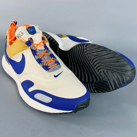 NIKE AIR Size 8 Pegasus All Terrain White Blue Color Block Nylon Sneakers