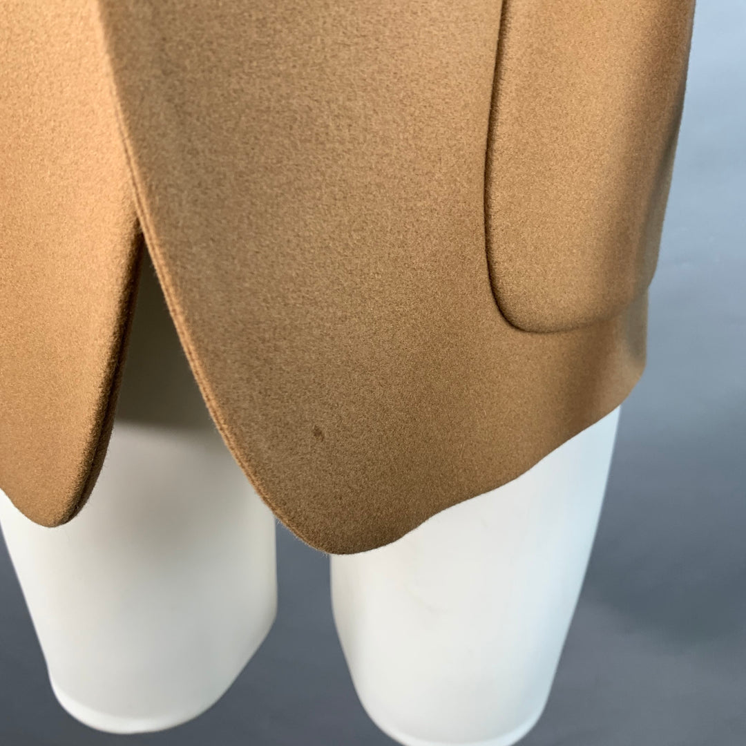 WOOSTER + LARDINI Size 40 Regular Tan Wool Notch Lapel Sport Coat