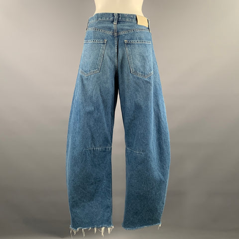 CITIZENS OF HUMANITY Size 26 Blue Cotton Barrel Jeans