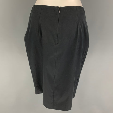 Falda plisada de mezcla de algodón pizarra talla 8 de ETRO
