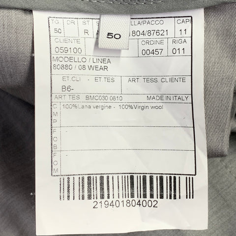 BOGLIOLI Size 34 Grey Heather Virgin Wool Cargo Casual Pants