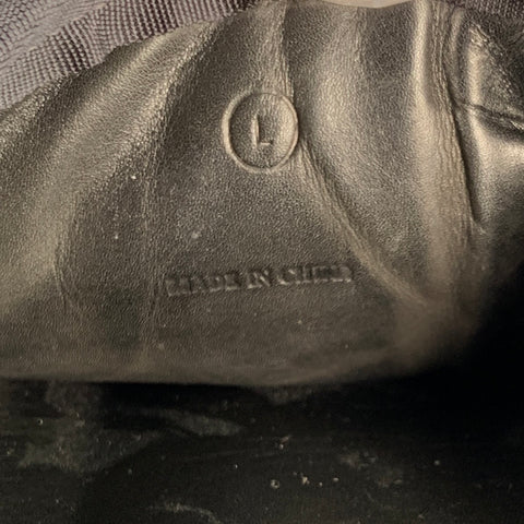 VISVIM Size L Christo Black Nylon Wrap Sandals