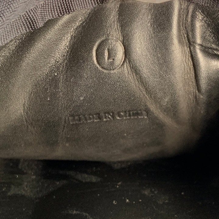 VISVIM Size L Christo Black Nylon Wrap Sandals