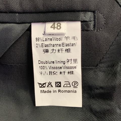 LOUIS VUITTON Taille 38 Coupe classique Veste sport en mélange de laine noire