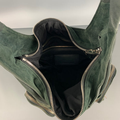 ALEXANDER WANG Bolso Hobo de Cuero Verde