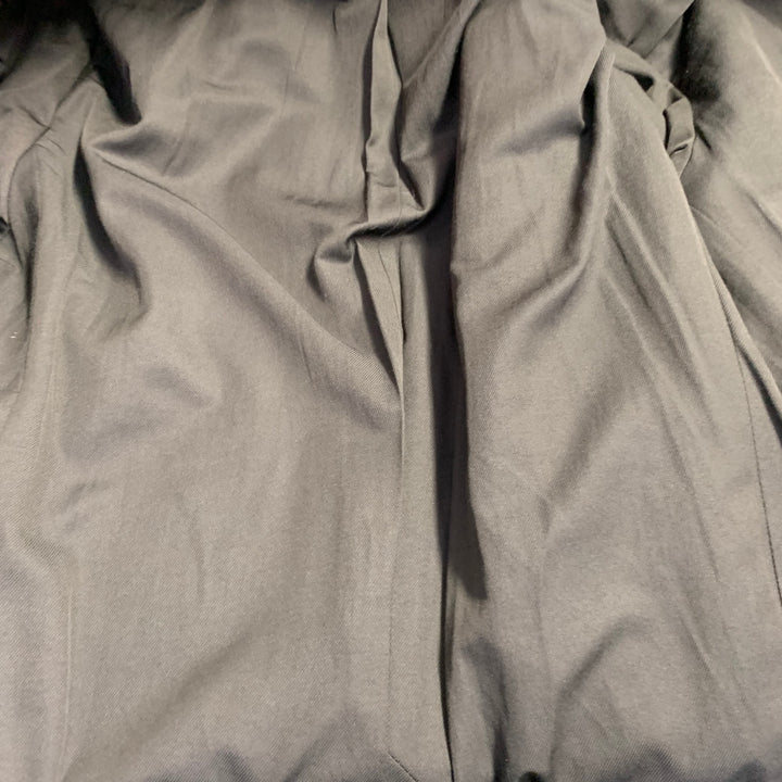 AMI by ALEXANDRE MATTIUSSI Size 36 Fuchsia Pink Black Wool Peak Lapel Sport Coat