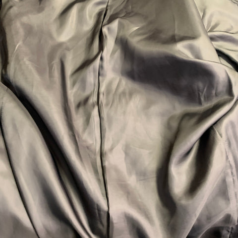 MASATOMO Size XL Black Velvet Viscose Silk Notch Lapel Sport Coat