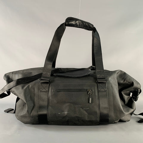 NIKE Eugene Black Logo Polyester Duffle Bag