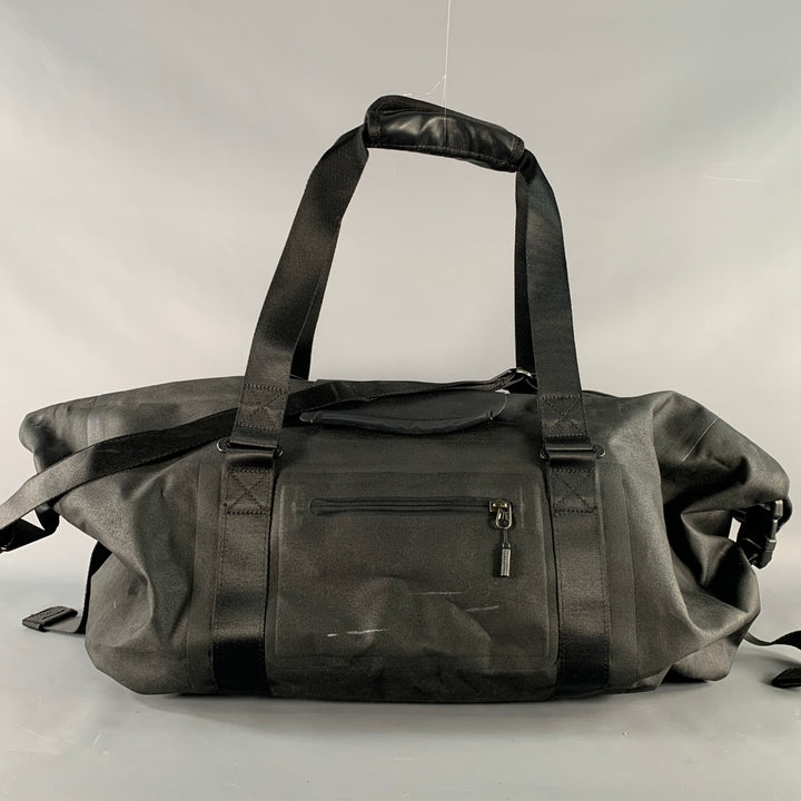 NIKE Eugene Black Logo Polyester Duffle Bag