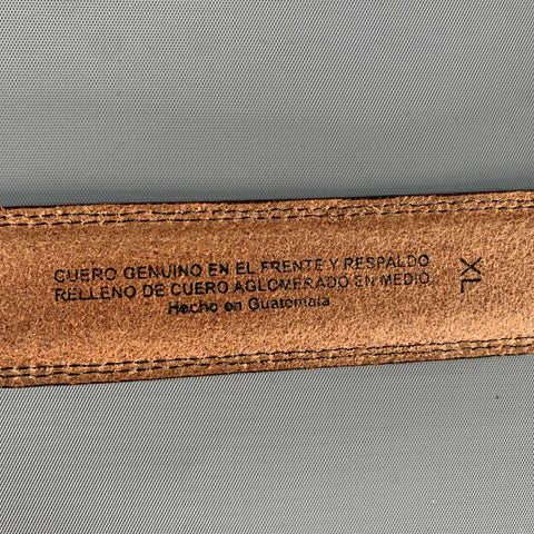 GoodFellow Co. Size XL Brown Cognac Leather Bonded Leather Belt
