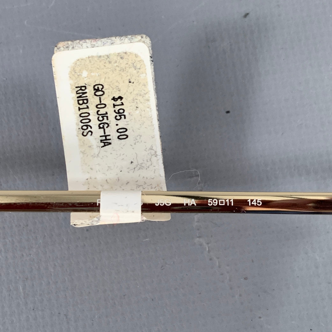 RAG & BONE Silver Metal Aviator Sunglasses