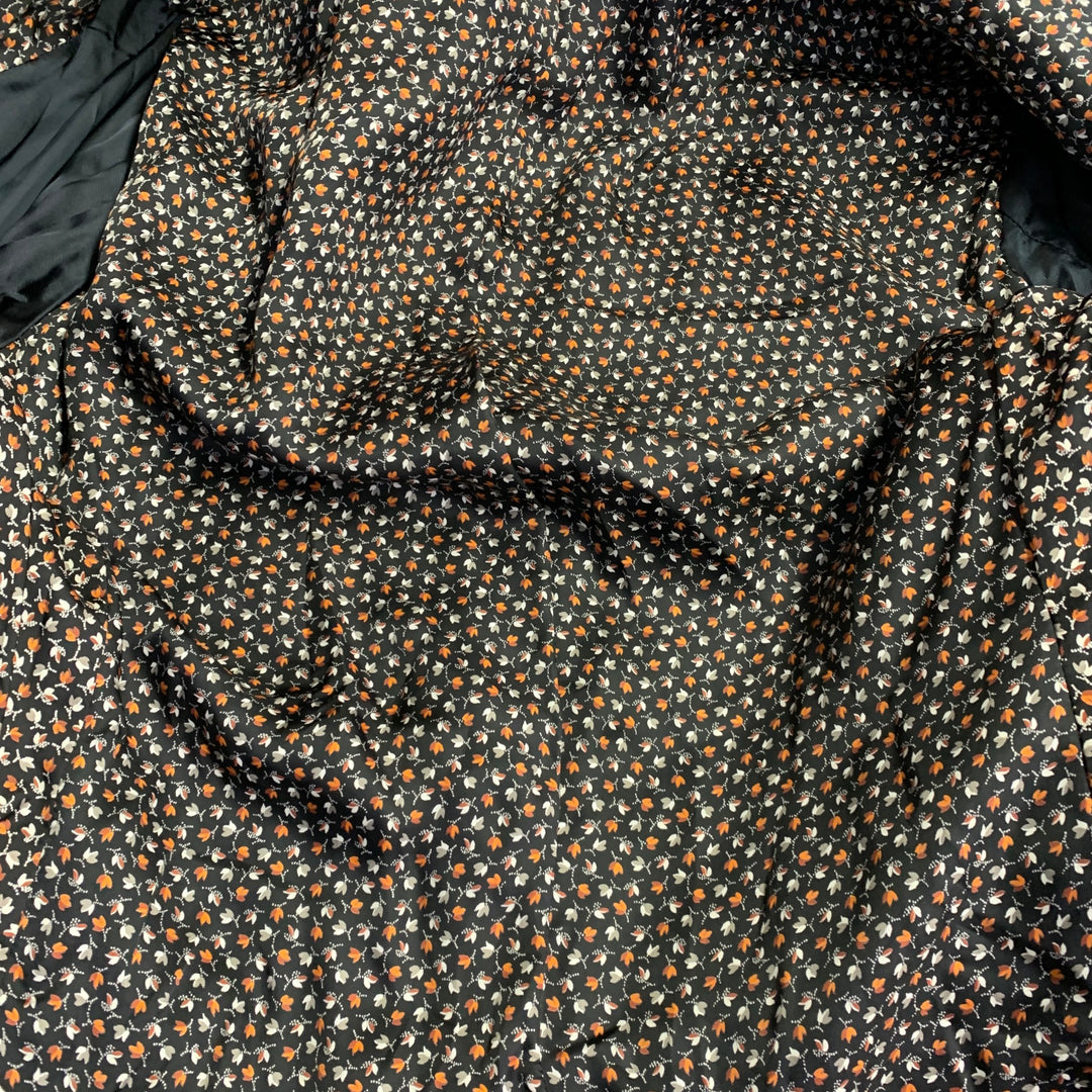 PS by PAUL SMITH Size 42 Black Velvet Cotton Notch Lapel Sport Coat