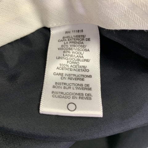 MICHAEL KORS Size 12 Grey Black Viscose Wool Tweed Zip Fly Dress Pants