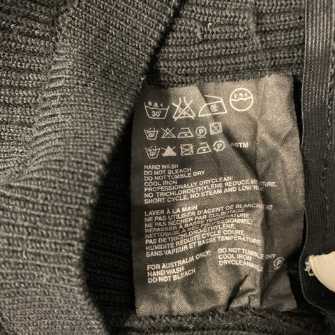 PRADA Size 2 Black Wool Flared Leggings