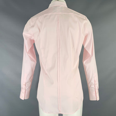 THOMAS PINK Size S Pink Cotton Blend Slim Fit Long Sleeve Shirt – Sui Generis Designer Consignment