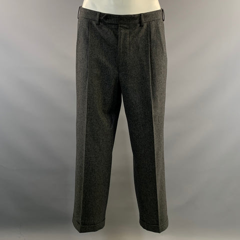 SAMUELSOHN Grey Wool Notch Lapel 36 29 Suit