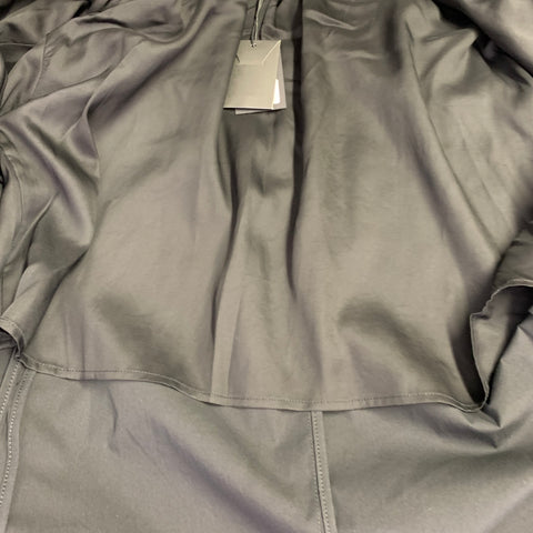 VOLLEBAK Size XL Black Cotton Blend Zip Pockets Jacket