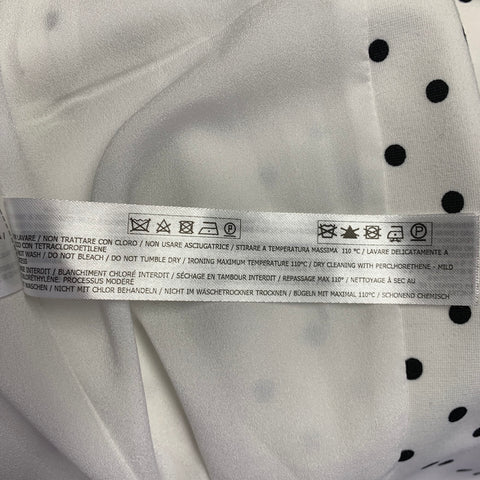TWINSET ATITUDE Size S White Black Polyester Blend Blazer