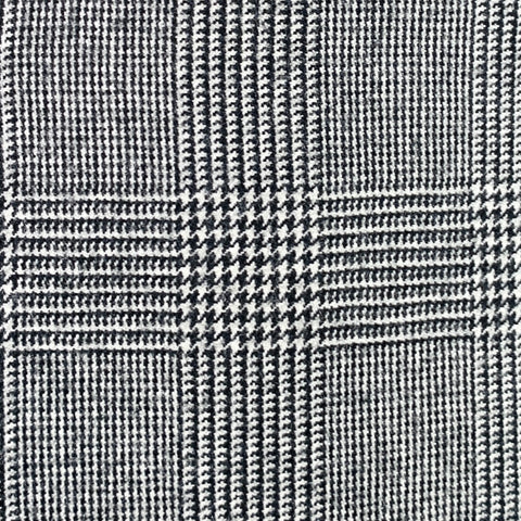 BROOKS BROTHERS Size 42 Black White Glenplaid Wool 3PC Suit