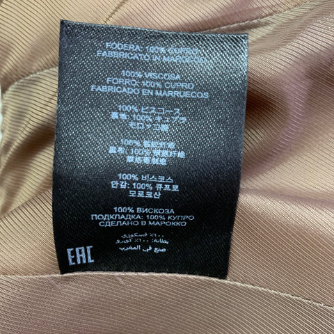 DRIES VAN NOTEN Size 36 Pink Viscose Single Breasted Notch Lapel Sport Coat