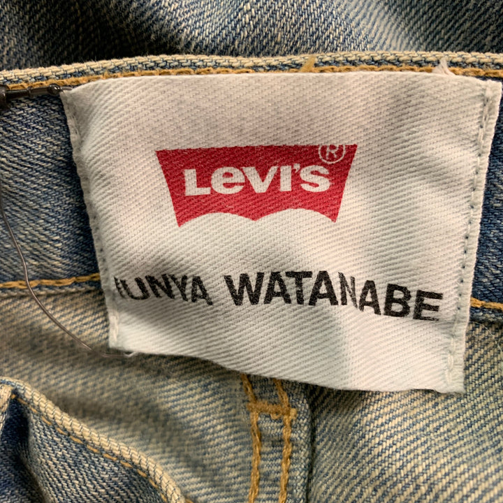 LEVI STRAUSS Size XS Blue Cotton Wide Leg Jeans