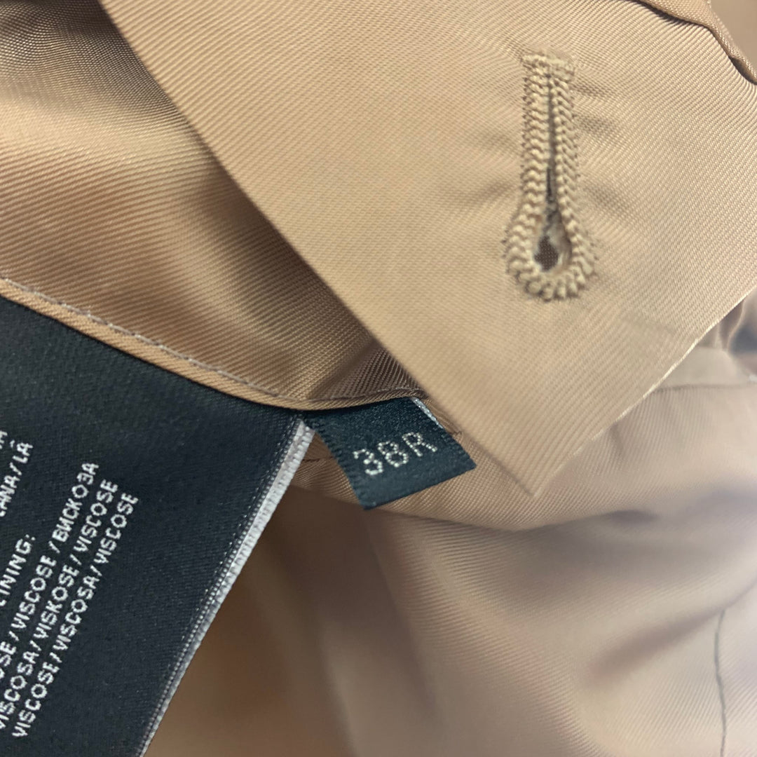 RALPH LAUREN Black Label Size 38 Khaki Wool Notch Lapel Suit