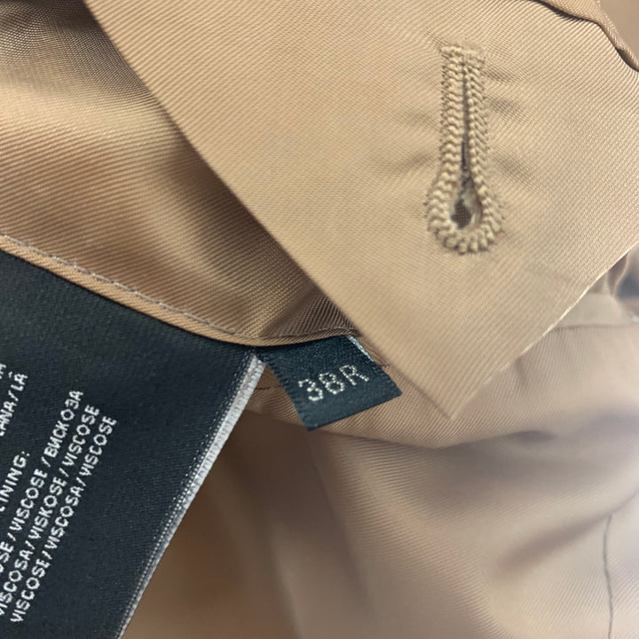 RALPH LAUREN Black Label Size 38 Khaki Wool Notch Lapel Suit