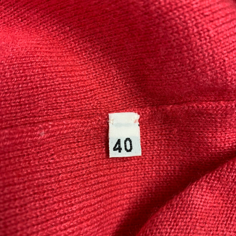 YVES SAINT LAURENT Size M Pink Coral Dolman Sleeve Pullover