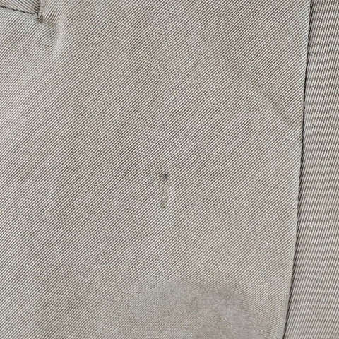 PALM ANGELS Taille 38 Pantalon Casual Chino en Coton à Rayures Vert et Doré