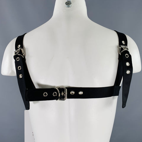 Robe-bustier matelassée conique en polyester noir VAQUERA Taille S