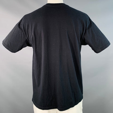 NEW BALANCE SS19 Size XL Fun Guy Black White Print Cotton Crew Neck T-shirt